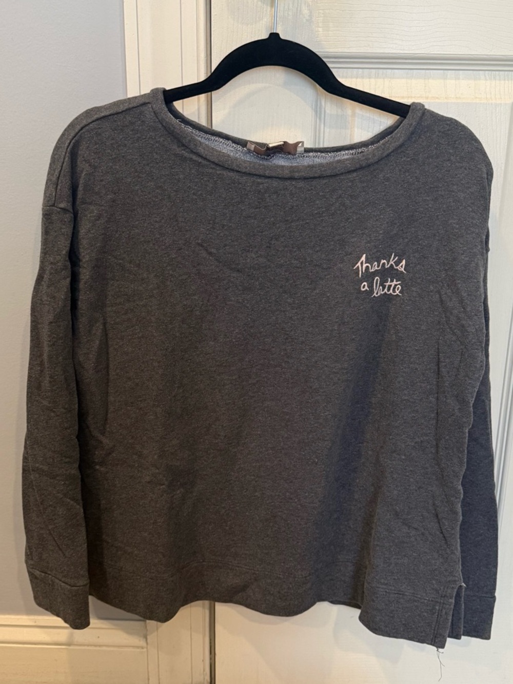 LOFT Slogan Crewneck Sweater